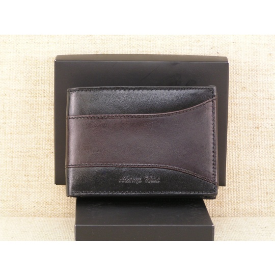 Pánská kožená peněženka Always Wild N992 - SEL černo hnědá